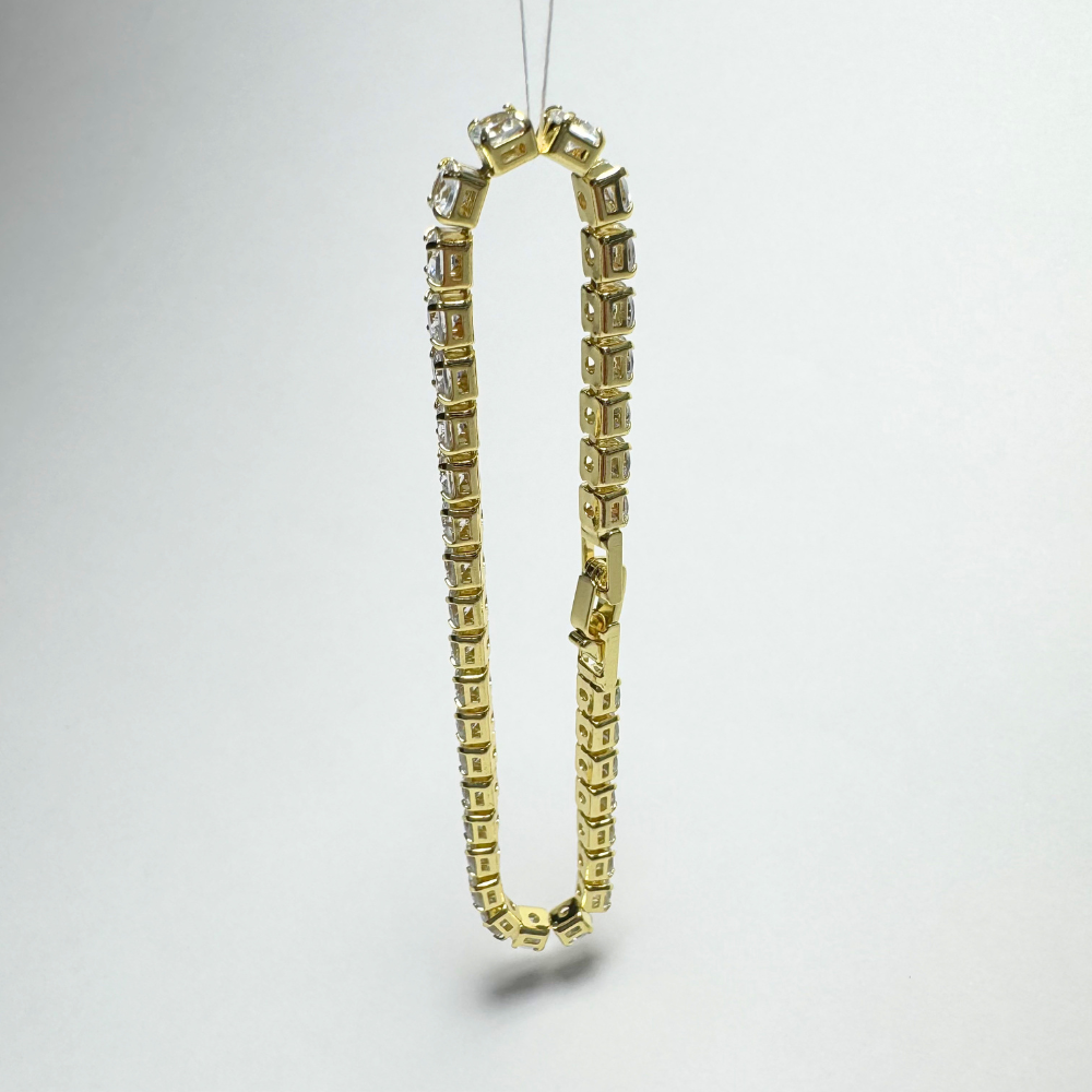 Luvienne — Pulsera Tennis de Circonitas con Brillo Infinito