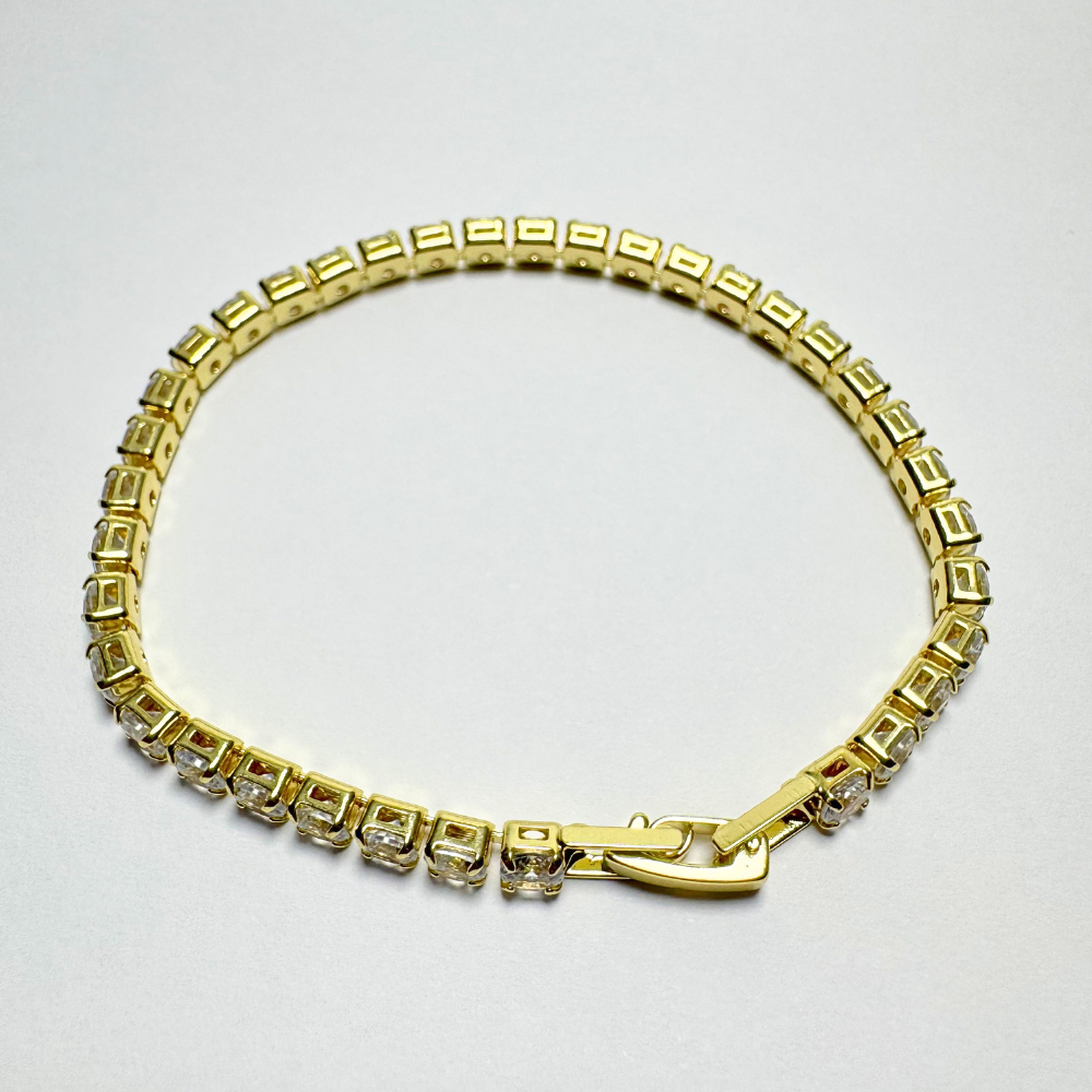 Luvienne — Pulsera Tennis de Circonitas con Brillo Infinito