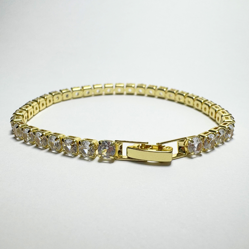 Luvienne — Pulsera Tennis de Circonitas con Brillo Infinito