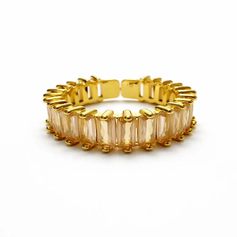 Cirelle — Anillo de Eslabones Pavé