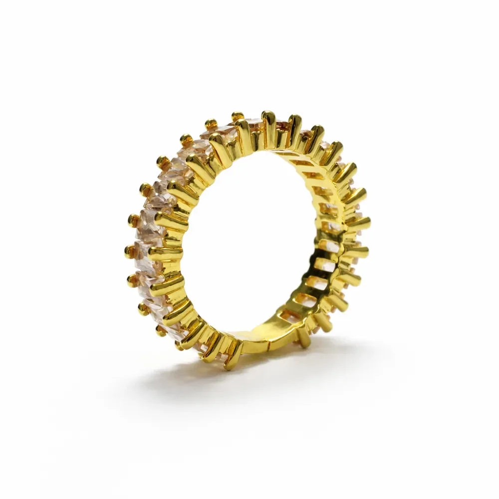 Cirelle — Anillo de Eslabones Pavé