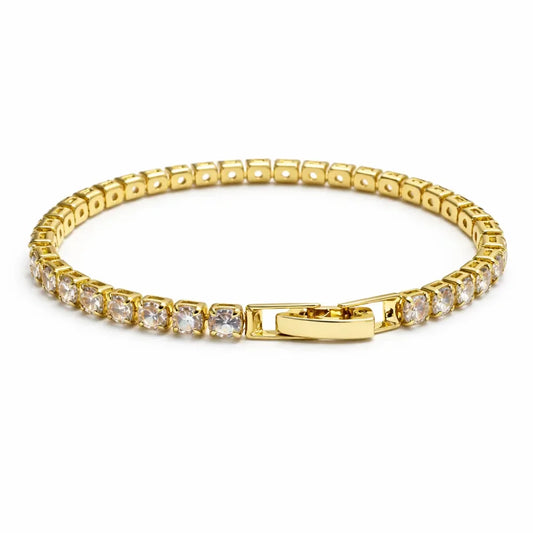 Luvienne — Pulsera Tennis de Circonitas con Brillo Infinito