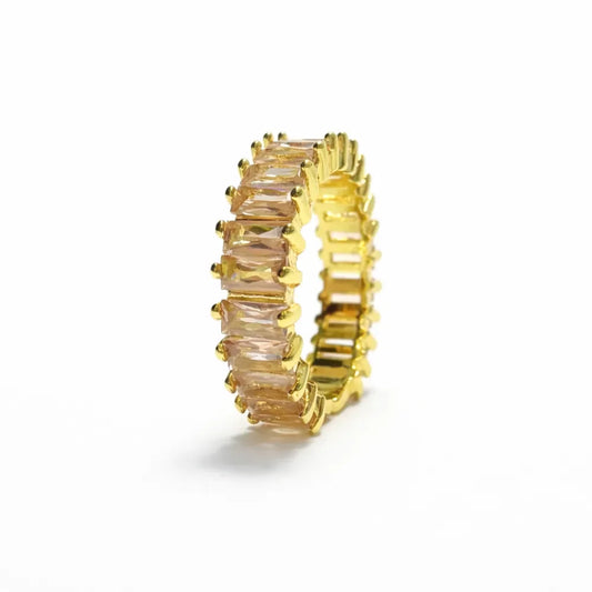 Cirelle — Anillo de Eslabones Pavé